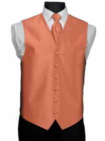 'After Six' Aries Full Back Vest - Coral 